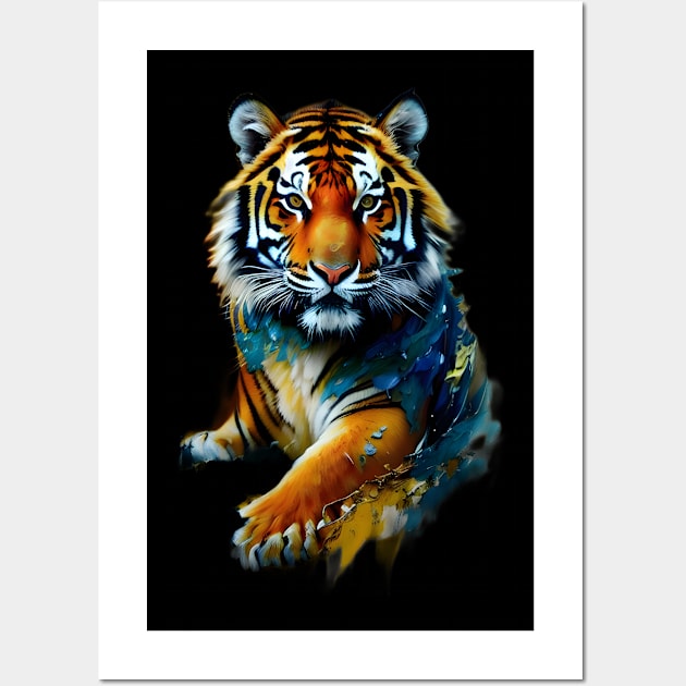 Tiger Wildlife Wall Art by CGI Studios